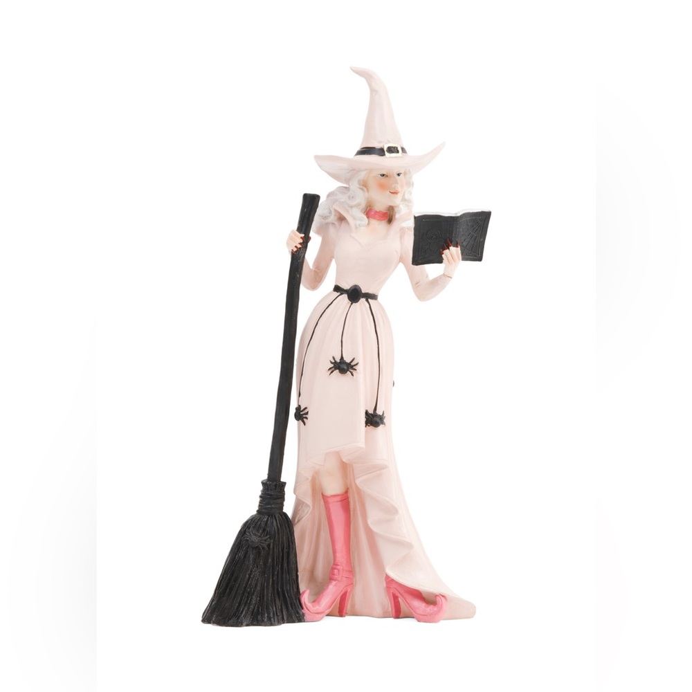 Halloween Broomstick Blvd Witch With Broomstick in Pink. Brand New.